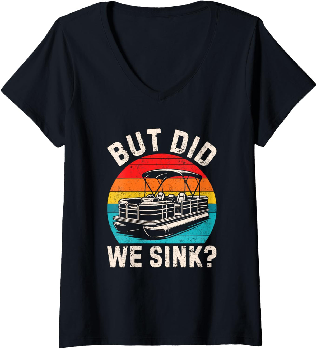 Womens Vintage But Did We Sink Funny Men