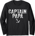 Captain Papa Pontoon Lake Sailor Fishing Boating Boat