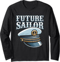 Sailing Captain Boat Sailboat Future Sailor Long Sleeve