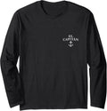 El Capitan Vintage White Left Captain Boat Sail
