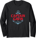 Captain Gavin Personalized Name Custom Nickname Boating Long