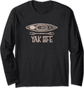 Yak Life Kayak Love Kayaking Paddling Mens Womens