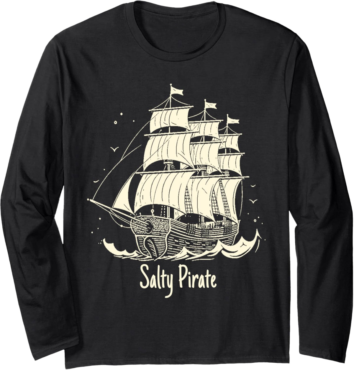 Salty Pirate Women Kids Nautical Boat Captain Long
