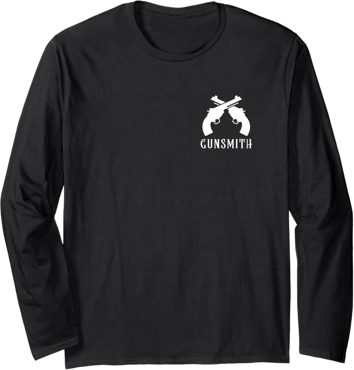 Gunsmith Logo Emblem Gunsmith Hunting Weapon Gun Engraver Long Sleeve