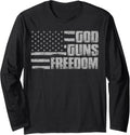 God Guns Freedom Shirt Pro God Guns Gun Owner Long Sleeve