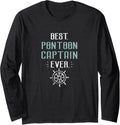 Pontoon Captain Funny Boat Party Long Sleeve