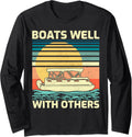 Pontoon Boat Boating Vintage Boats Well Others Long