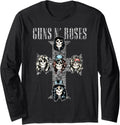 Guns N Roses Vintage Skull Long Sleeve
