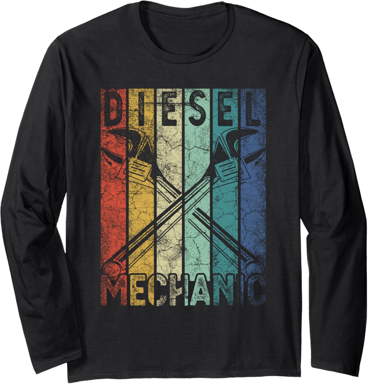 Vintage Diesel Mechanic Funny Car Garage Men S