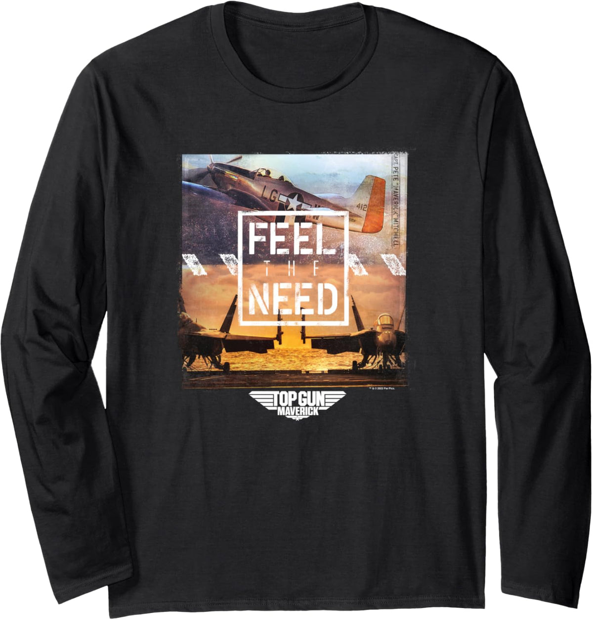 Top Gun Maverick Feel Need New Vs Old Airplanes Long Sleeve