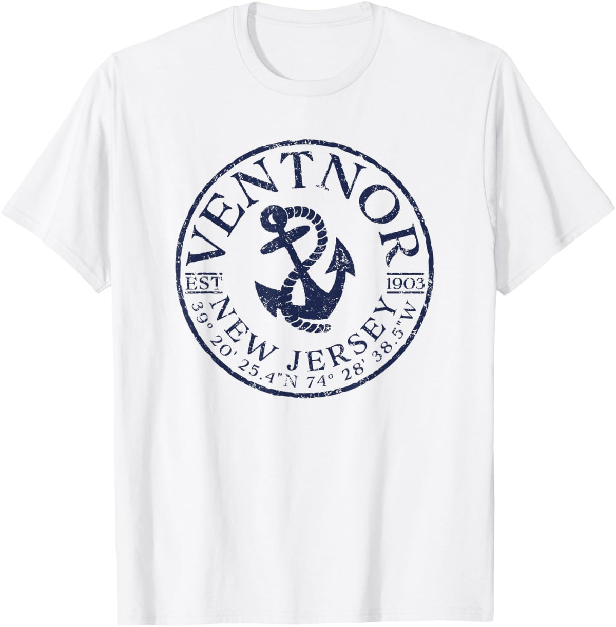 Ventnor New Jersey Nautical Boat Anchor