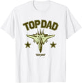 Top Gun Fathers Day Top Dad Epic Airforce Jet Chest Poster