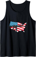 Patriot Usa Flag Gun Tshirt 4Th Of July American Pride Tank Top