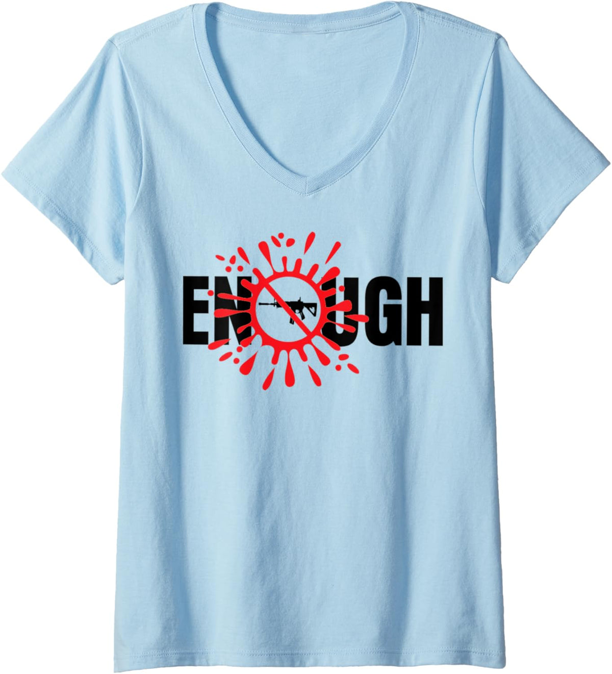 Womens Enough Is Enough Gun Violence March Rally Protest T Shirt V
