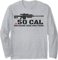 Barrett 50 Cal Gun Love 2Nd Amendment Adult Pro Gun Army Long
