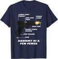 Anatomy Of A Pew Pewer Funny 2Nd Amendment Gun Lover