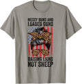Messy Buns Loaded Guns Raising Lions Womens Not Sheep
