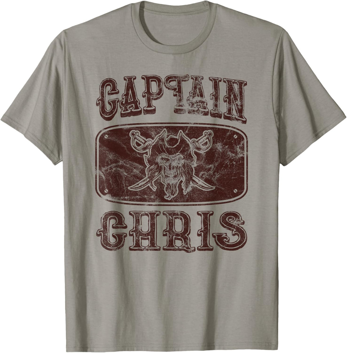 Vintage Captain Chris Personalized Pirate Pontoon Boating