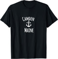 Camden Maine Nautical Coastal Boating Sailing Boat Anchor