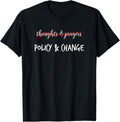 Thoughts Prayers Policy Change Shirt Gun Control Law