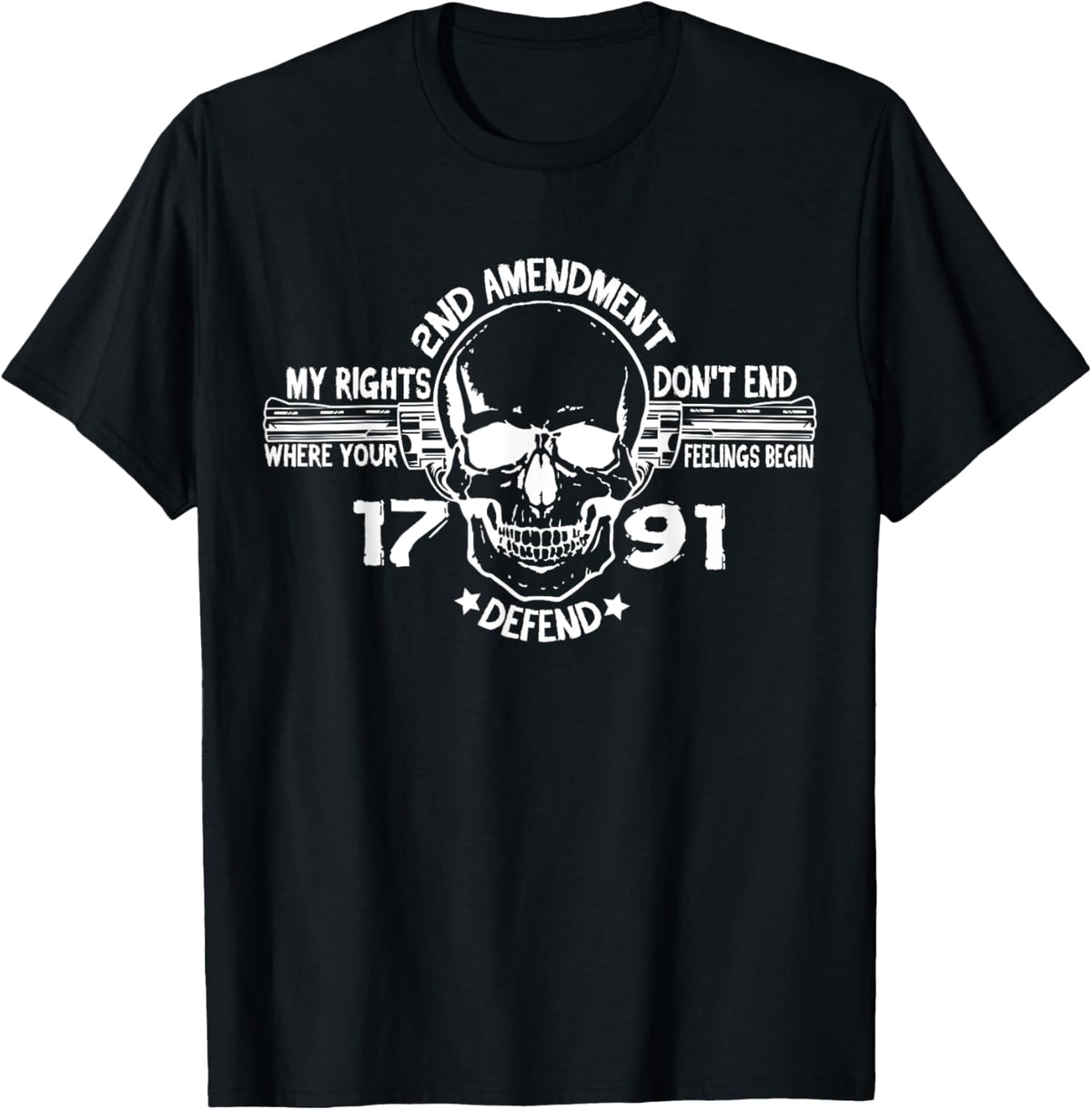 Skull Gun 2Nd Amendment