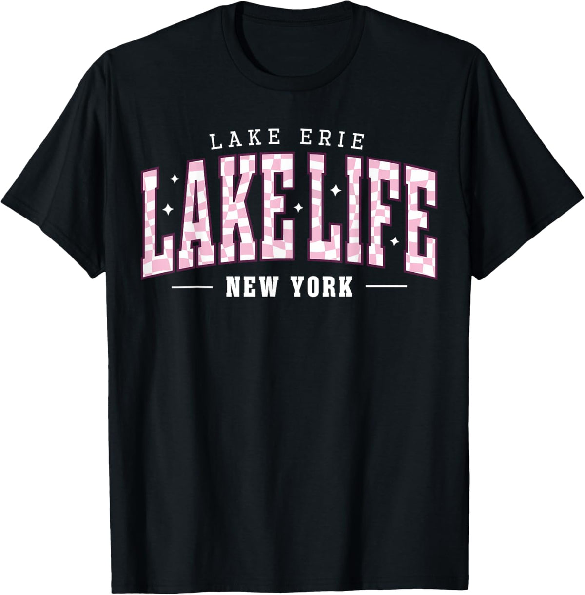 Lake Life Checkerboard Lake Erie Summer Vacation Boat