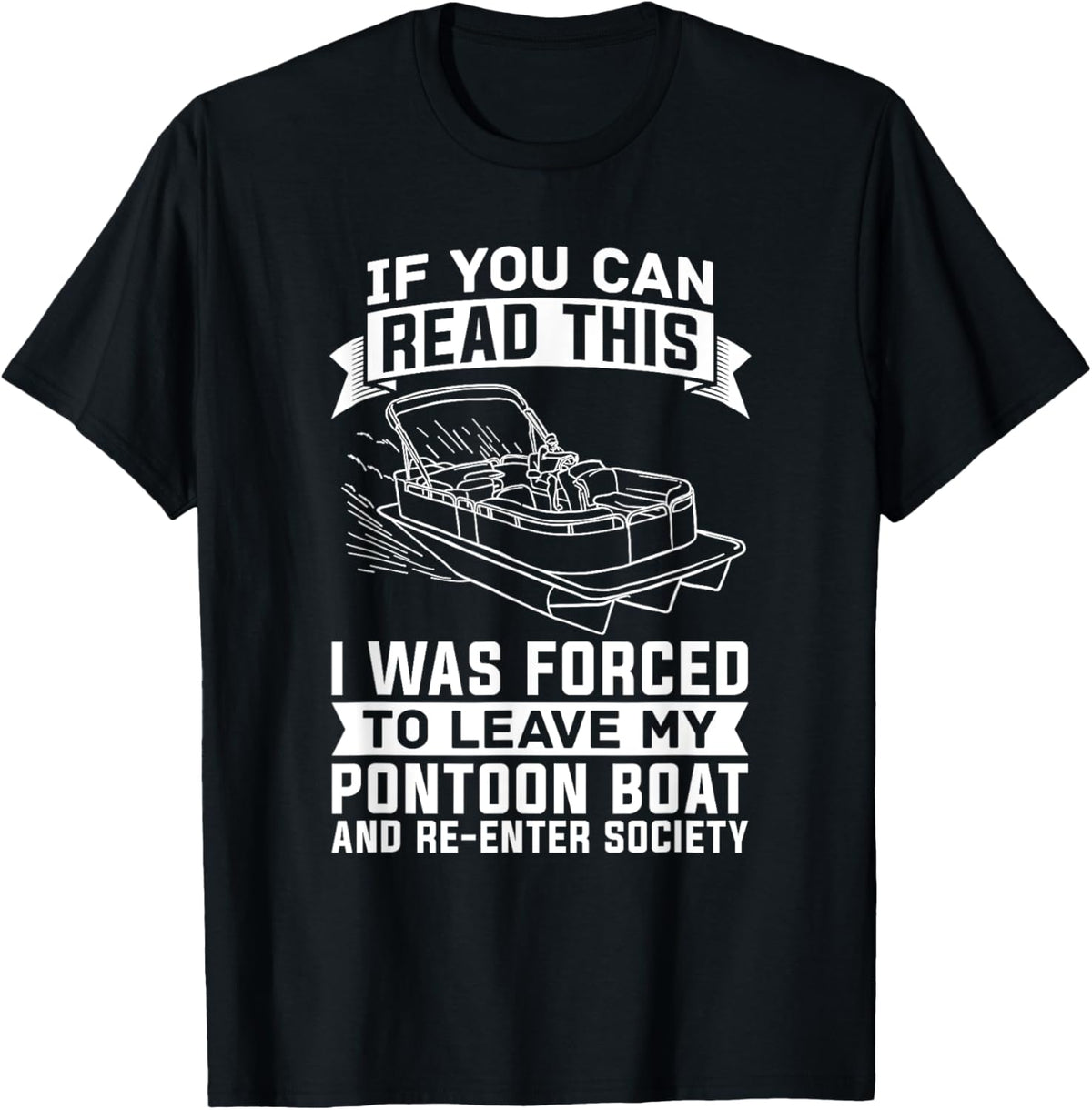 Funny Pontoon Boat Lake Boating Pontoon