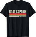 Boat Captain Retro Vintage Boating Boat Owner