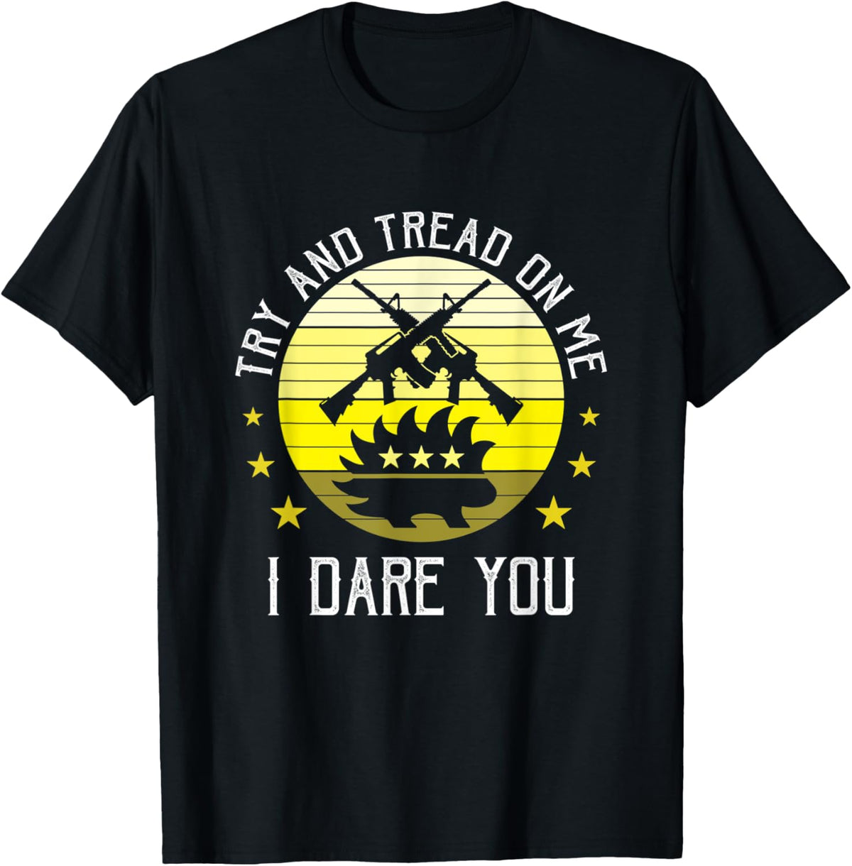 2A Dont Tread Gadsden Libertarian Porcupine Gun Rights Men