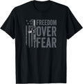 Freedom Over Fear Patriotic Usa 2Nd Amendment Pro Gun