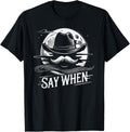 Say When Ghostly Western Cowboy Mustached Gunslinger Moon