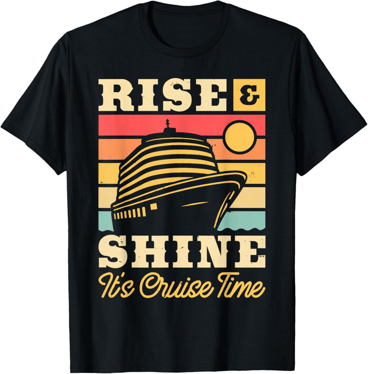 Retro Liner Trip Cruising Ship Captain Vintage Boat