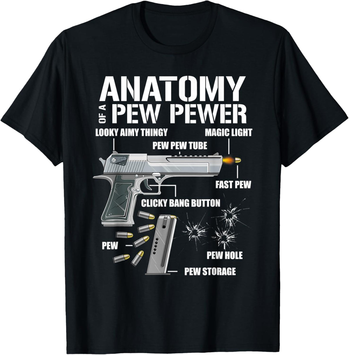 Mens Funny Gun Male Gun Owners Fathers Day
