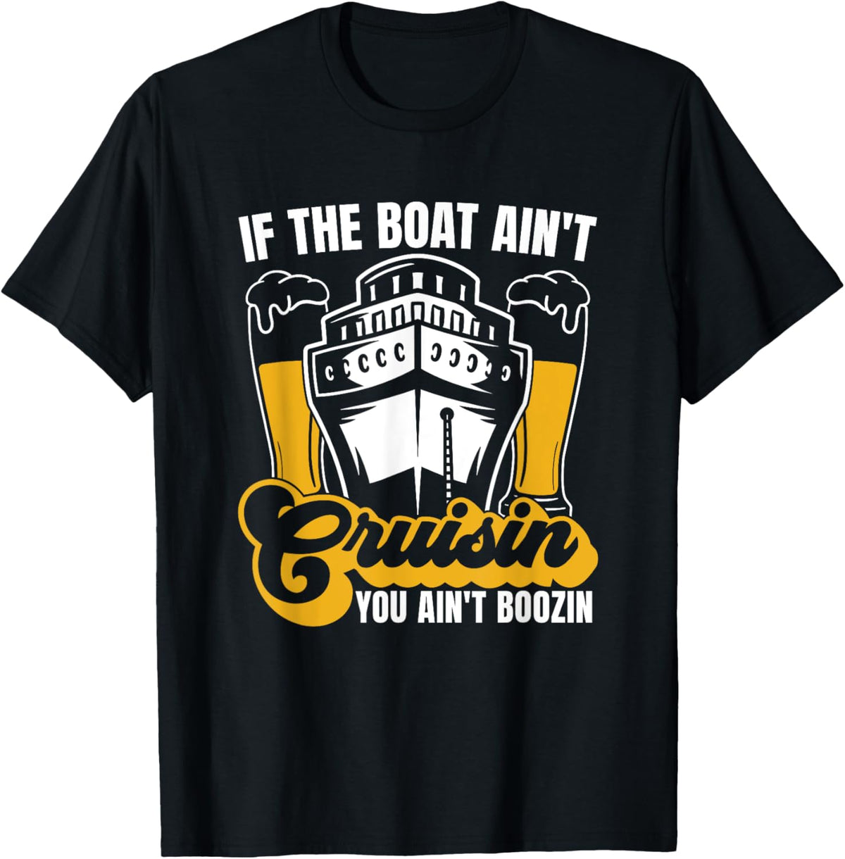 Funny Liner Captain Cruising Ship Trip Ocean Boat