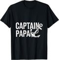 Captain Papa Anchor Nautical Boating Sailor Dad