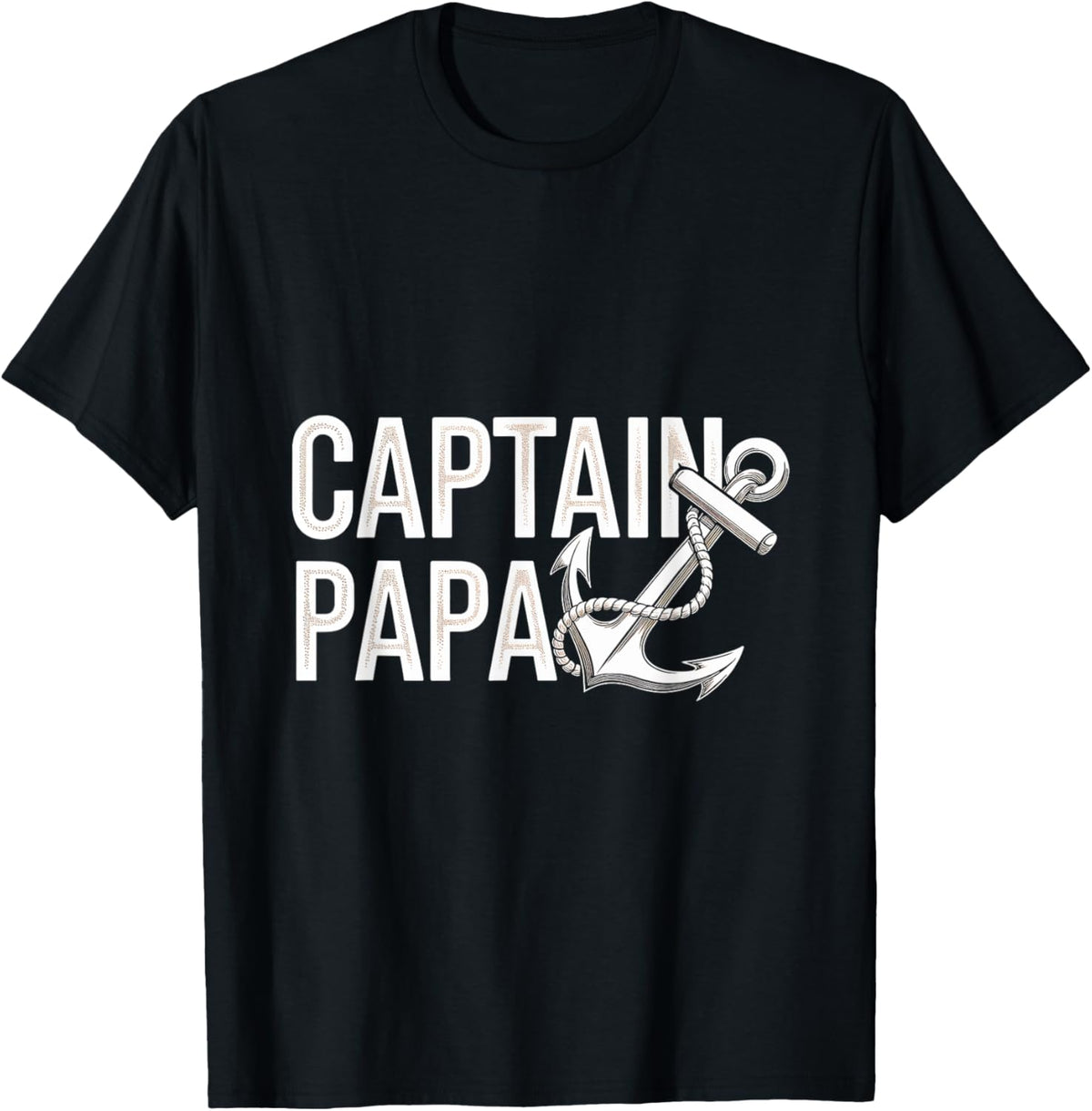 Captain Papa Anchor Nautical Boating Sailor Dad