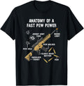 Funny Anatomy Of A Pew Pewer Rifle Gun Amendment Saying