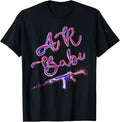 Pro Guns Ar Babe T Shirt 2Nd Amendment Long Rifle Gun Range