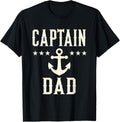 Captain Dad Anchor Nautical Boating Father