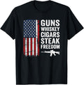 Guns Whiskey Cigars Steak Freedom 4Th July Gun Grill Bbq