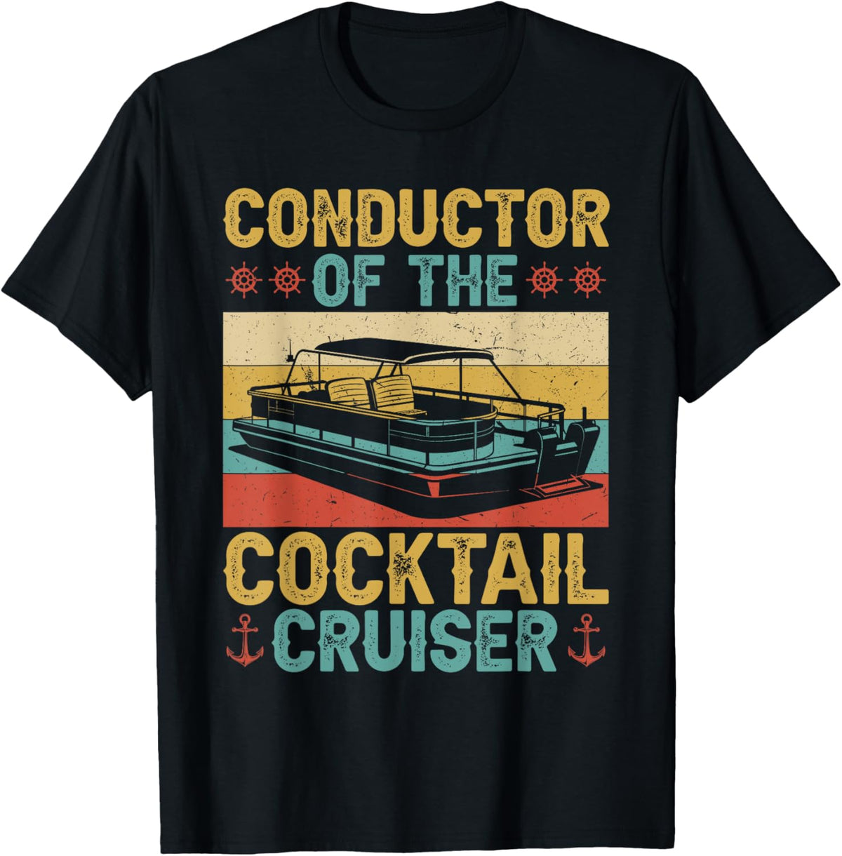 Conductor Cocktail Cruiser Boating Captain Pontoon Boat