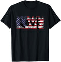 Love American Flag Guns 2Nd Amendment Men Women