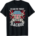 Us Veteran Veterans Day In God We Trust Guns Are Just Backup
