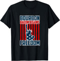 Funny Bourbon Bacon Guns Freedom T Shirt Merica Clothing