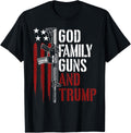 God Guns Family Trump American Flag Gun Lovers