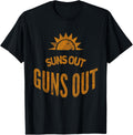 Suns Out Guns Out Workout Funny Gym Muscle Exercise Sunsout