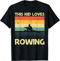 Funny Rowing Design Kids Boys Crew Rowing Boat