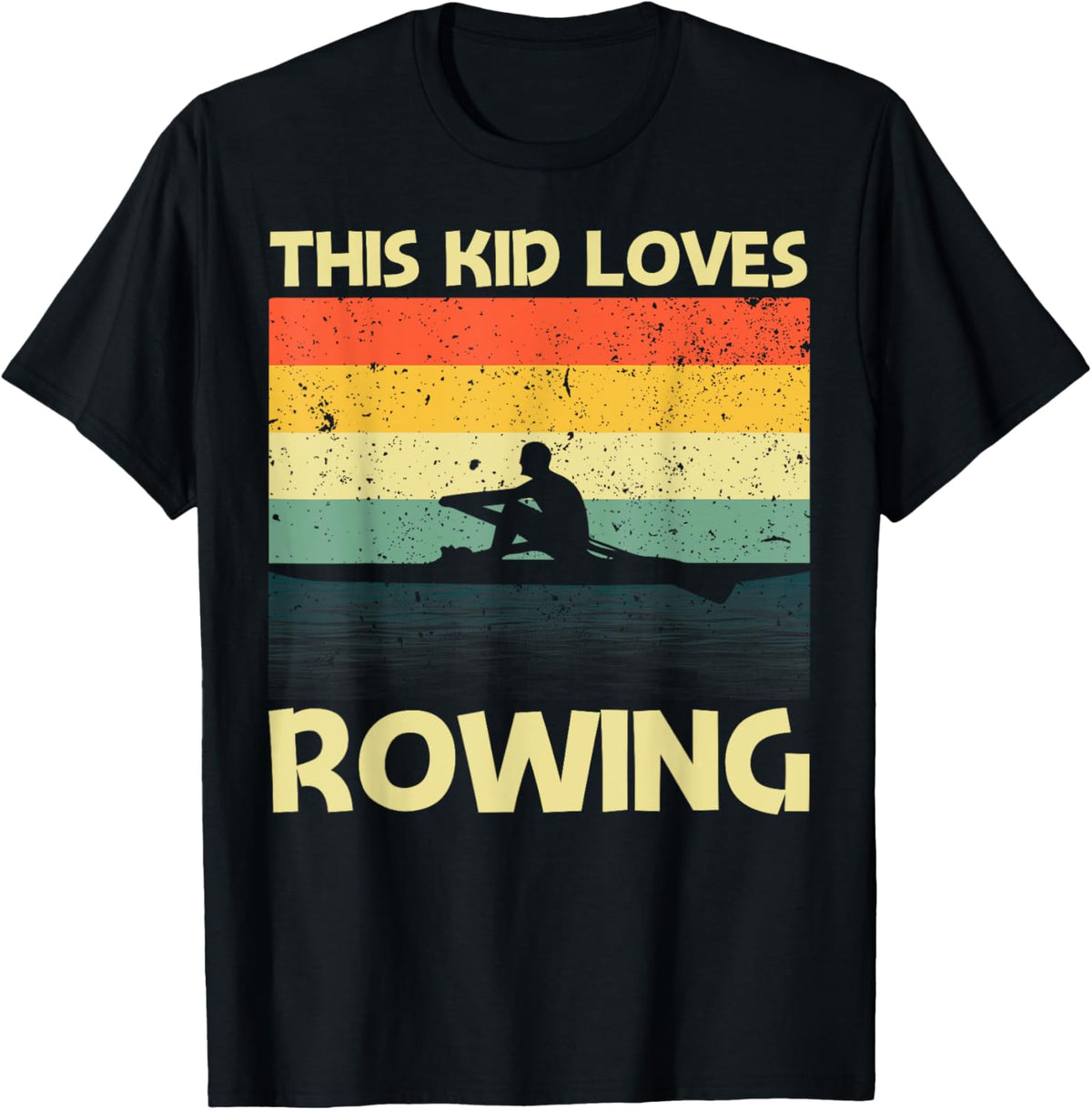 Funny Rowing Design Kids Boys Crew Rowing Boat