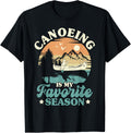 Canoeing Is My Favorite Season Retro Canoe Boat