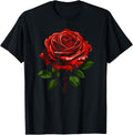 Single Red Rose Flower
